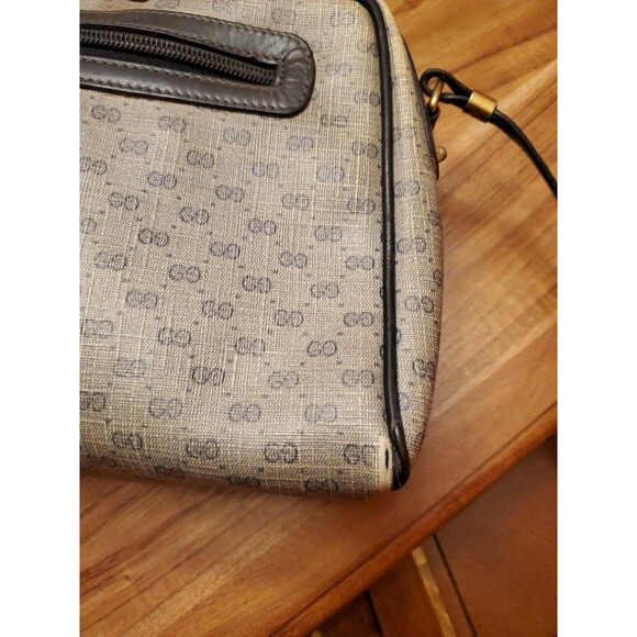 Vintage Gucci Ophidia Web GG Supreme Navy Canvas Crossbody Bag - Picture 14 of 16